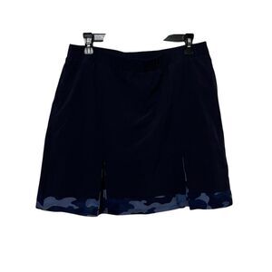 Chicos zenergy Women’s skort blue camo athletic golf skirt athleisure Size 8